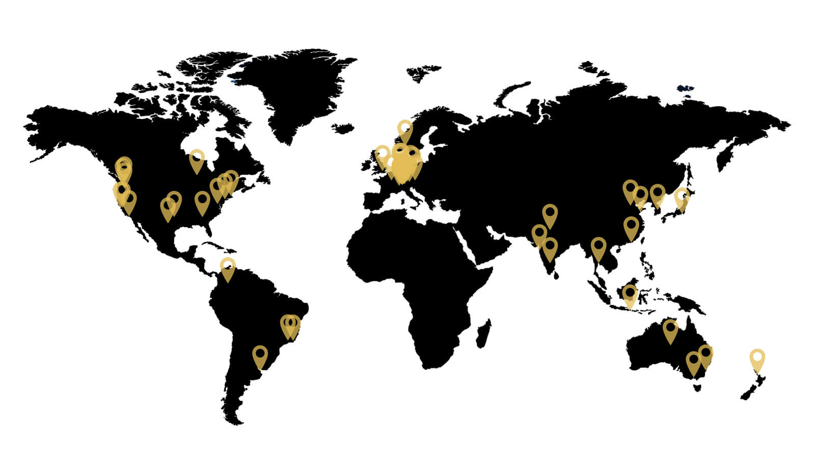 TaKeTiNa global network - Cities worldwide